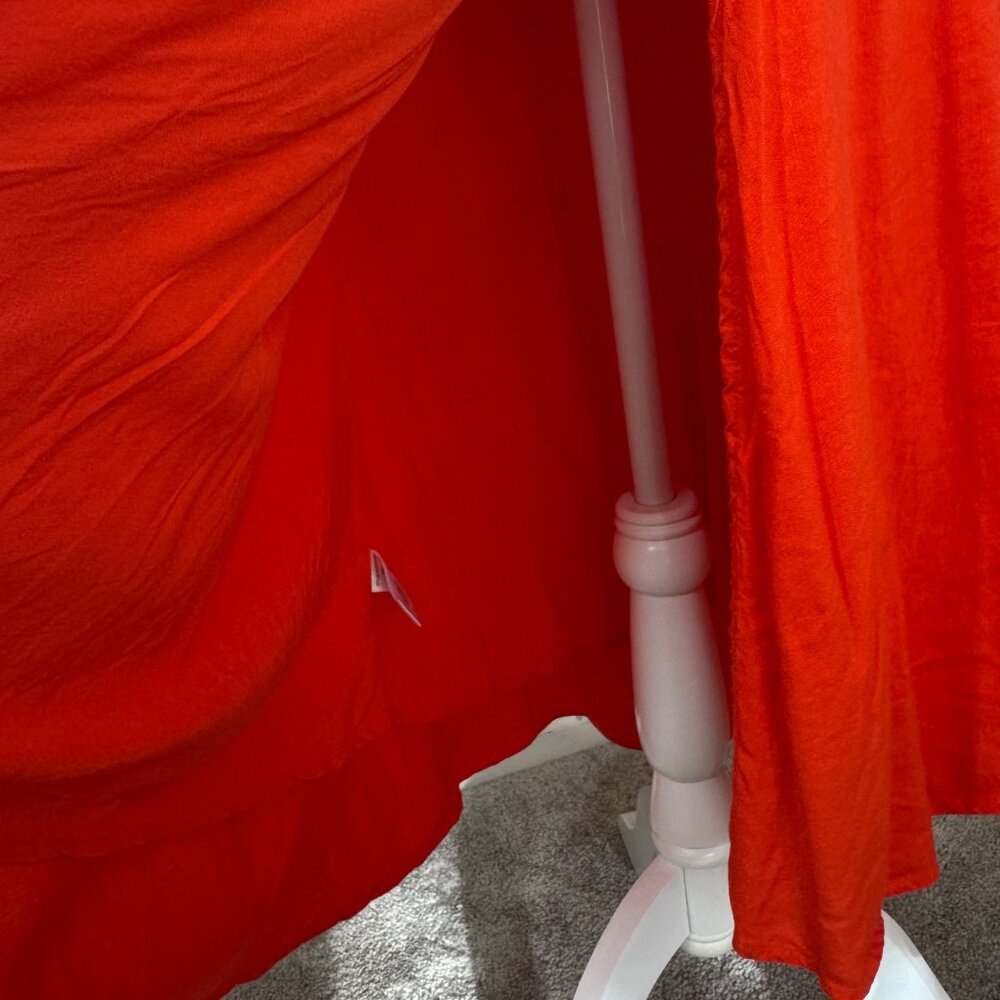 ASTR The Lable DRESS Halter Neck Flare Red Chili Size XS Picnic Brunch Midi - Picture 14 of 14